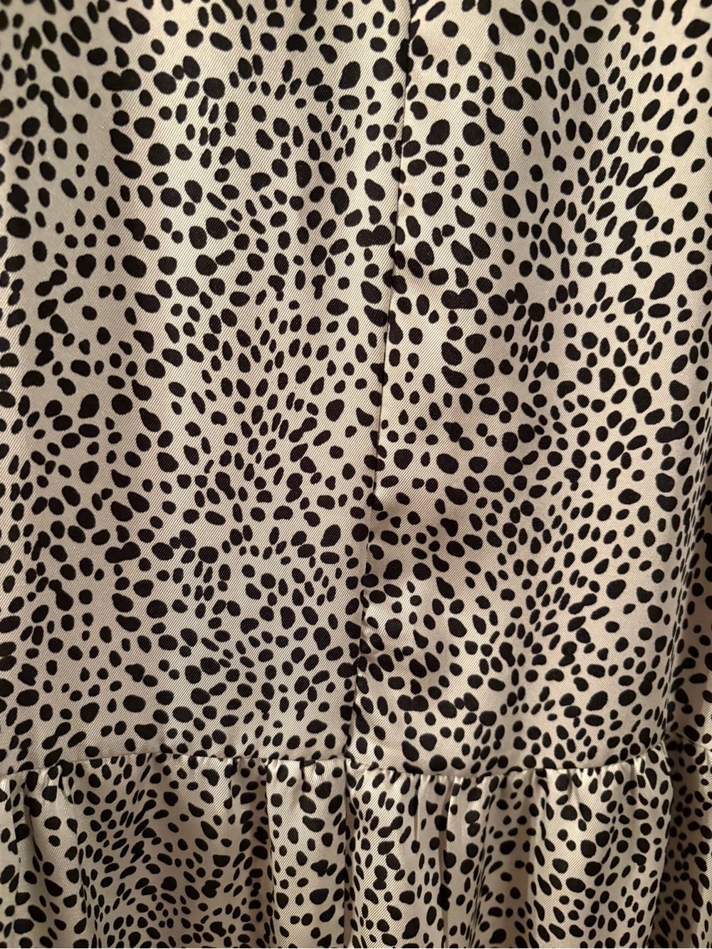 Primark Beige and Black Leopard Print Tiered Long Sleeve Midi Dress - Picture 10 of 11